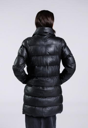 Кожаное пальто