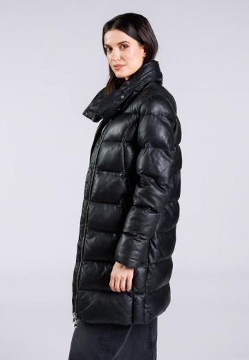 Кожаное пальто