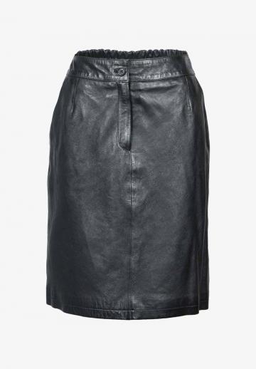 Кожаная юбка