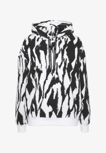 Пуловер с капюшоном