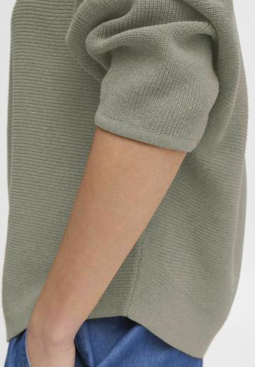 Пуловер с рукавом три четверти