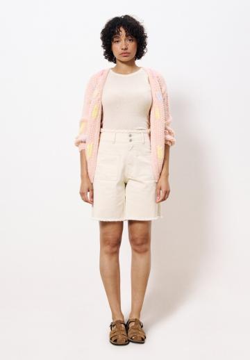 Жаккардовая вязаная кофта