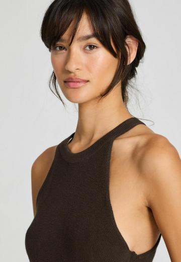 Пуловер без рукавов