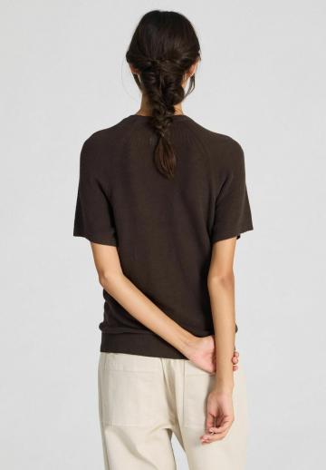 Пуловер с коротким рукавом