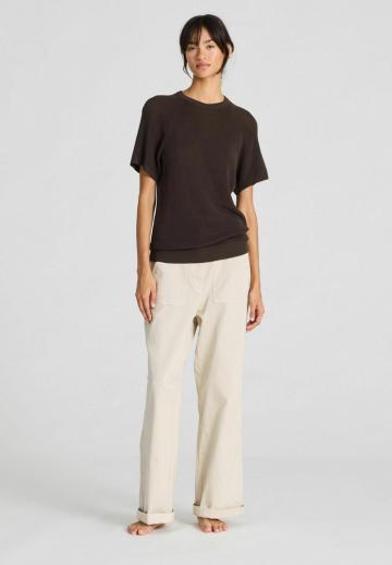 Пуловер с коротким рукавом