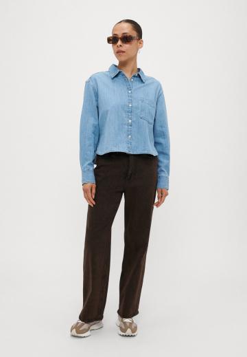 Джинсовая блузка