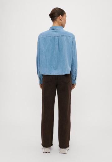 Джинсовая блузка