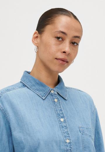 Джинсовая блузка