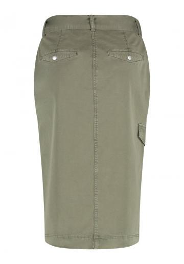 Юбка с накладными карманами