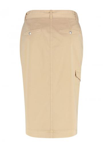 Юбка с накладными карманами