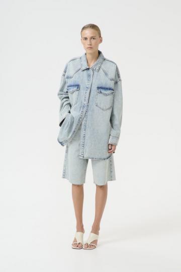 Джинсовая блузка