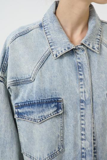 Джинсовая блузка