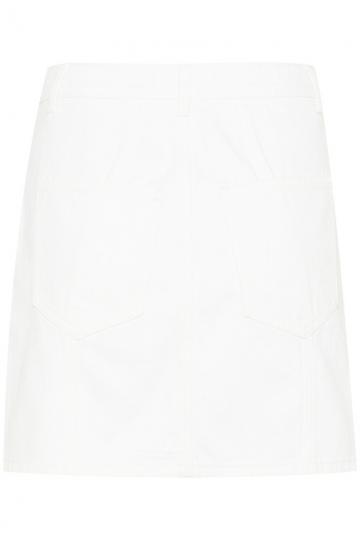 Юбка с накладными карманами