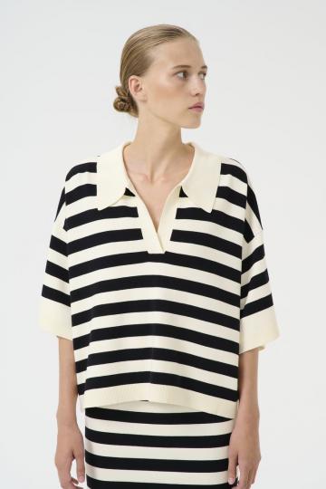 Пуловер с рукавом три четверти