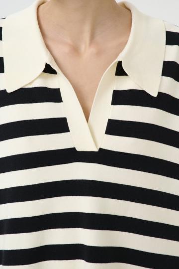 Пуловер с рукавом три четверти