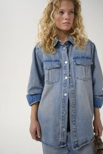 Джинсовая блузка