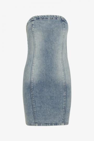 Джинсовое платье