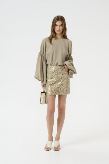 Кожаная юбка