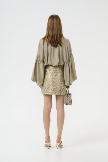 Кожаная юбка