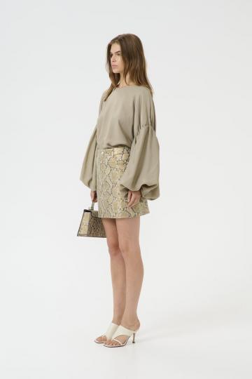 Кожаная юбка