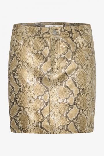 Кожаная юбка