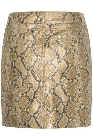 Кожаная юбка