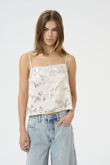 Топ на бретельках