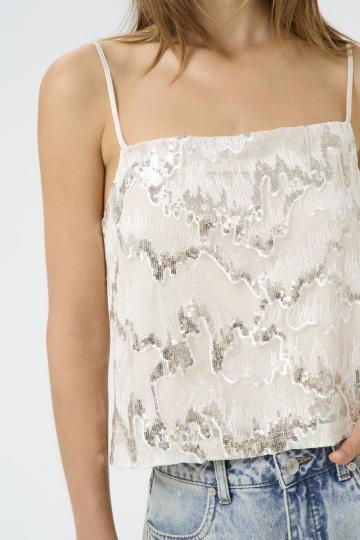 Топ на бретельках