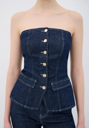 Джинсовая блузка