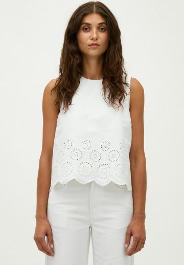 Блузка без рукавов