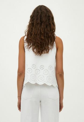 Блузка без рукавов