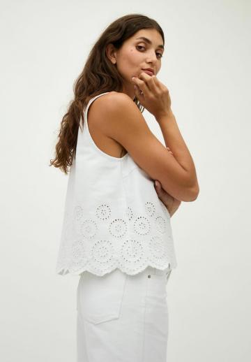 Блузка без рукавов