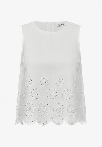 Блузка без рукавов