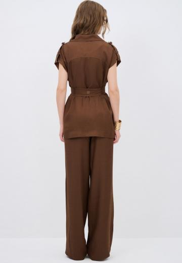 Длинный жилет