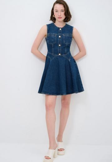 Джинсовая жилетка