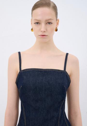Джинсовый комбинезон