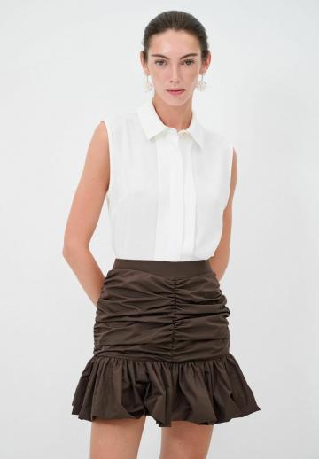 Юбка с воланами