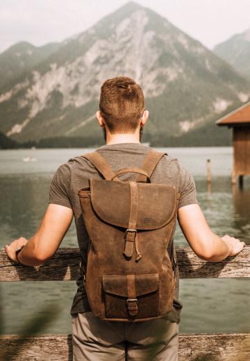 Кожаная сумка