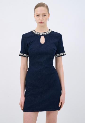 Джинсовое платье