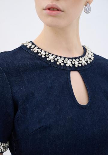 Джинсовое платье