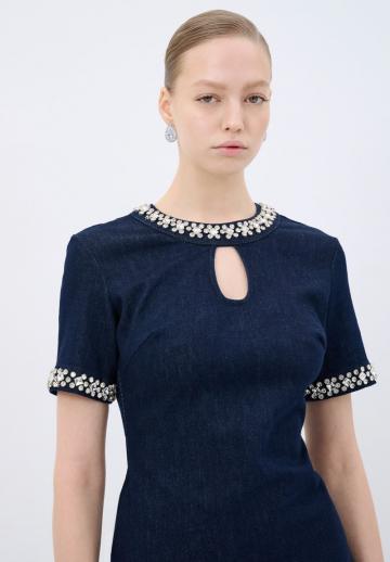 Джинсовое платье