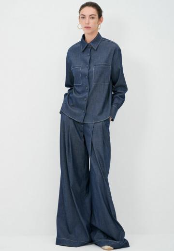 Джинсовая блузка