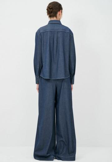 Джинсовая блузка