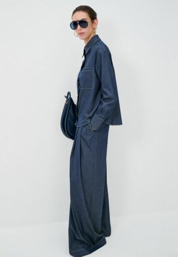 Джинсовая блузка