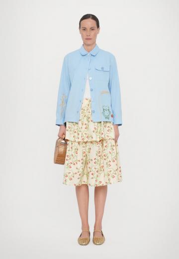 Юбка с воланами