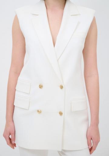 Длинный жилет