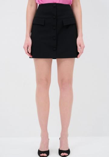 Юбка с накладными карманами