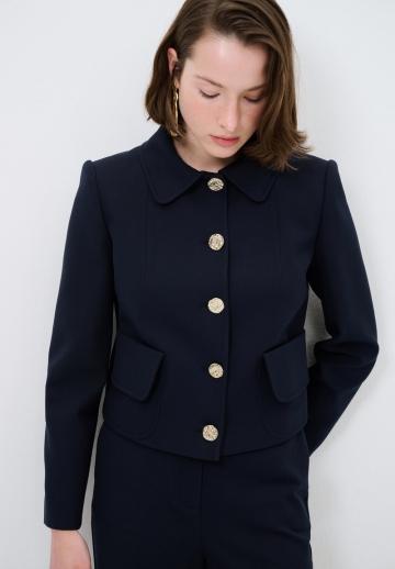 Блейзер с накладными карманами