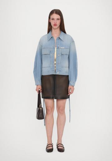 Кожаная юбка