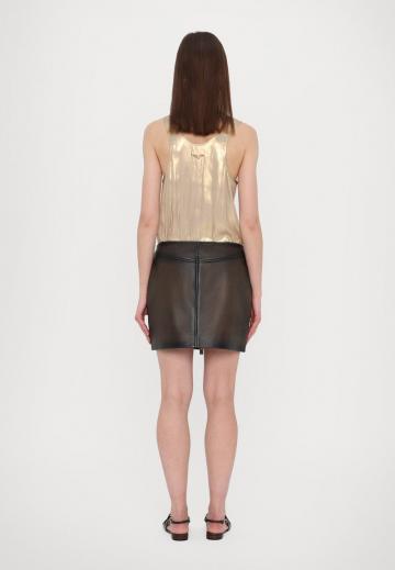 Кожаная юбка